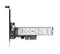 Hipzeepo Scheda di Espansione Adattatore M.2 NVMe SSD A PCIe X4 per 2230 2242 2260 2280 22110 SSD PCIe 5.0 PH4215L Staffa A Tutta Altezza