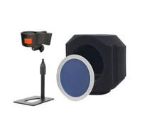 Hipzeepo Scudo di Isolamento Acustico per Microfono, Copertura In Schiuma Cilindrica per Audio per Microfoni C