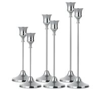 Hipzeepo Set di Portacande A Cono in Elegante da 6 Pezzi per Centrotavola e Decorazione della Casa.