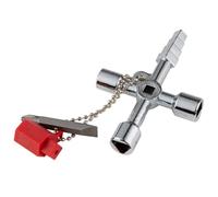 Hipzeepo Set di Strumenti per Cacciavite A Triangolo e Quadrato per Controllo Elettrico 'Ascensore, Chiave A Brugola 4in1 per Armadietto Valvola.