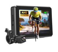 Hipzeepo Specchio per Bicicletta 1080P con Monitor da 4,3" e Visione Notturna, Specchio per Manubrio per E-Bike, Mountain Bike e Bici da Strada.