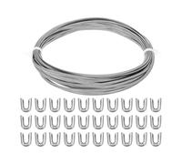 Hipzeepo Stecca A Spirale in Acciaio Inossidabile 304, Metallo Piatto per Steccatura Corsetto con 30 Punte in Acciaio per Allacciatura Corsetto e Cerchietto per Costumi