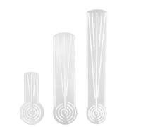 Hipzeepo Strumento Righello Mandala con Fori, Creatore di Cerchi per Arte Dot Mandala, Righello Lineare con Compasso e Protrattore
