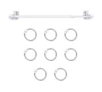 Hipzeepo Supporto per Calendario Regolabile, Supporto per Schede di Data Regolabile per Lavagna Della Classe, per Lavoretti per Bambini, Calendario Della Classe, Decorazioni per la Classe Anelli