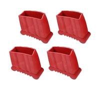 Hipzeepo Tappi In Gomma per Piedi di Scala Ripida 4 Pezzi - Antiscivolo per Piedi di Scala Pieghevole, Ammortizzatori per Gambe Antiscivolo, Coperture per Gambe di Scala Pieghevoli e Telesco