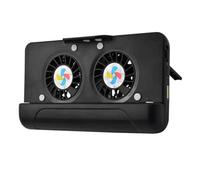 Hipzeepo Ventola di Raffreddamento per Smartphone A Clip Posteriore con Supporto A Clip Posteriore e Batteria Ricaricabile da 4400mAh