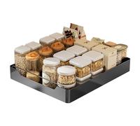 HIQE-FL Cassetto Telescopico,Organizer estraibile per armadietti,Cassetto Scorrevole Estensibile,30cm,ripiani scorrevoli per dispensa, cassetti scorrevoli per cucina, soggiorno, casa