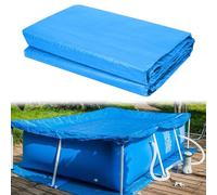 HIQE-FL Tappeto Base per Piscina da 500 * 300 Cm,Fondo per Piscina Resistente,Telo Impermeabile Multiuso,Pieghevole Impermeabile,Telo Protettivo per Il Fondo della Piscina,per Piscina Fuori Terra.
