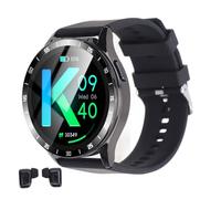 Hiraith 2 in 1 Smart Watch con Auricolari Bluetooths, Auricolari Smart Watch, Batteria da 1,39 "HD Touchscreen IP67, modalità NFC e Multi-sport, Batteria da 240 MAh