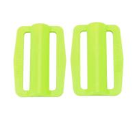 Hiraith 2 pesi leggeri per immersioni con fibbia a sgancio rapido, cintura da immersione resistente all'erosione, per pesca con lancia Aqualung, con materiale plastico in acciaio (giallo fluorescente)