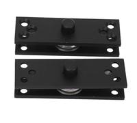Hiraith 2 Pezzi di Carnelli per Perno della Porta Nascosti a 360 ° - 220 Libbre in Acciaio Inossidabile per Cuscinetti a Sfera Liscia, Universale per Legno/alluminio/porte di Vetro
