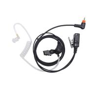 Hiraith Auricolare Radio a 2 Vie con Comodi Ganci Aurici a Forma di G, Microfono Che Annulla il Rumore, per Sicurezza, Ambienti di Rumore, ABS e TPU,