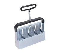 Hiraith Bloccante Manuale del Terreno, Stampo Compatto 4 in 1 | Materiale in acciaio resistente, impugnatura ergonomica antiscivolo, crea facilmente zolle di piantine