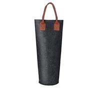 Hiraith Borsa per Vino a Bottiglia Singola Borsa Termica Portatile Imbottita in Feltro per Vino Borsa Termica per Vino per Viaggi, Picnic, Regali di Vino Sulla Spiaggia (1 PC)