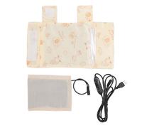 Hiraith Borsa Scaldabiberon USB, Borsa Scaldabiberon Portatile a Tre Livelli di Temperatura con Timer, Materiale Flanella, 28 X 14 Cm, Impostabile per 30, 60, 120 Minuti