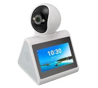 Hiraith Camera di Videochiamata Intelligente, Risoluzione HD 2MP 1080p, Telecamera di Sicurezza Interna a 2 Vie per Comunicazione Familiare, Illuminazione per L'apprendimento 'IA,