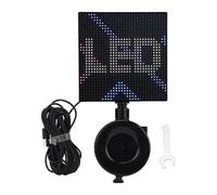 Hiraith Display di Matrice LED 32x32, Schermo Programmabile 5x5 "con Controllo delle App Bluetooths, Testo Personalizzato/animazione/ritmo, Alimentato USB, per Pubblicità/eventi/vendita