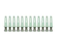 Hiraith Fermagli per Capelli in Plastica Clamp/Holder di Fissaggio per Capelli Senza Traccia Antiscivolo per Parrucchiere Leggero Resistente 12 Pezzi