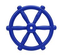 Hiraith Giocattolo del Volante della Nave Pirata Accessorio Durevole del Set da Gioco Educativo per la Casa Sull'albero Casetta da Gioco All'aperto Parco Giochi in Plastica (Blu)