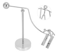 Hiraith Giocattolo in Equilibrio con Base in Metallo, Mini Antistress da | Decorazione della casa, accessorio da scrivania, facile da usare, movimento a pendolo