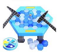 Hiraith Gioco Rompere Blocchi di Ghiaccio Puzzle Rompere il Ghiaccio Gioco da Tavolo Rompighiaccio da Tavolo Pinguini Trappola Genitore Bambino Giradischi Educativo In