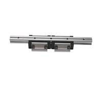 Hiraith Guida Lineare con Blocchi di Scorrimento da 2 Pezzi, Dimensioni | Acciaio per cuscinetti durevole, scorrimento regolare, compatibile con macchine CNC, silenzioso, ideale per attrezzature
