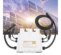 Hiraith Inverter Solare da 700 W, Design Micro Impermeabile | Grado di protezione IP65, display LED, comunicazione 2.4G, protezione dalla tensione