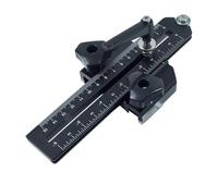 Hiraith Jig di Strappi Sottili Premium per Seghe Tavolo, Guida in Alluminio Anodizzato con Blocco Limite, 3/8x3/4 "t-slot, 1/32" Taglio di Precisione, per Progetti di Lavorazione del