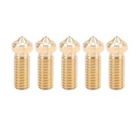 Hiraith Kit 5 Ugelli in Ottone 0,6 Mm per QIDI X-Smart3/X-Plus3/X-Max3/Q1 Pro, Ugelli per Estrusore Lavorati con Precisione CNC, Stampa Ad Alta velocità per PLA/ABS/PETG/TPU/PC, Design