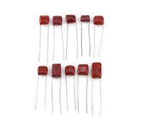 Hiraith Kit Condensatori CBB, 100 Pezzi Assortiti 10 Valori | Materiale in polipropilene, Ideale per i professionisti dell\'elettronica, Comodo contenitore trasparente
