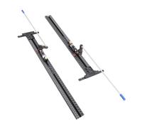 Hiraith Kit di Guida per Ferrovie Parallele della Pista Professionale, di Binari a Guida Fissa in Lega di Alluminio con Limite di Micro-regolazione, Compatibile con Seghe Circolari di