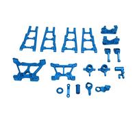 Hiraith Kit di Parti di Aggiornamento RC Premium in Lega di Alluminio per Auto RC Slash 1/10 4X4, Migliora le Prestazioni per gli Appassionati di (Blu)