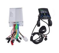 Hiraith Kit Display LCD a Colori per Ciclismo Custodia Durevole in Lega di Alluminio Controller 20A per la Modifica della Mountain Bike