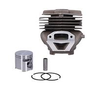 Hiraith Kit Pistone Cilindro 56mm per Husqvarna | Lega di alluminio ad alto contenuto di silicio, conduttività termica, resistenza alla corrosione, parti pratiche, facile