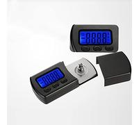 Hiraith Misuratore di dello Stilo con Display LCD per la Precisione (Nera) | Design compatto e portatile, misurazione accurata della pressione, custodia in ABS resistente, ideale per dischi in vinile,