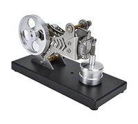 Hiraith Modello di Motore a Vuoto, Struttura in Alluminio Resistente | Giocattolo educativo, perfetto per l\'apprendimento della fisica, adatto a tutte le età, design stabile, dimostra i