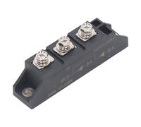 Hiraith Modulo di Potenza Raddrizzatore, Ponte a Diodi a 3 Terminali 1600 V, Raffreddamento a Piastra in Rame, 2 in 1 Uscita, Pratico Ed Efficiente, CC Fotovoltaico, Tensione di Isolamento (MDK 50A