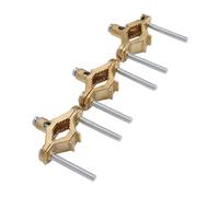 Hiraith Morsetto di Terra per Tubi da 1/2-1 Pollice, 3 Pezzi in Lega di Rame, Morsetto di Terra per Tubi Dell'acqua Ad Alta conduttività, Set Completo per la Prevenzione dei Rischi Elettrici