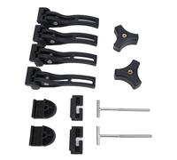 Hiraith Morsetto per Copertura Pianale di Camion con Bulloni a T, Viti Triangolari, Morsetti Robusti, Potenziatore di Sicurezza per camioncino. Si Adatta Alla Maggior Parte dei Pianali