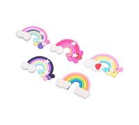 Hiraith Ornamento in Argilla Arcobaleno, Design Carino Realizzato a Mano | Materiale in argilla colorato e resistente, ottimo per l\'artigianato fai-da-te, ideale per la decorazione domestica