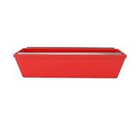 Hiraith Panna di Fango in Plastica Ad Alta Resistenza ABS con Bordi a Taglio, Esterno Non Stick Lucido, Vassoio di Fango con Intonaco Rosso Duraturo, con Bordi a Taglio, per Mescolare
