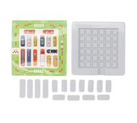Hiraith PARCHEGGIO per PARCHETTO PAECHEGGIO di Maze, Game di Allenamento Logico da 15 Auto per Bambini, Giocattolo Educativo STEM per Il Pensiero Spaziale, Include Telai e Adesivi