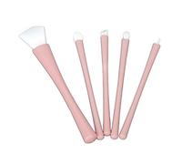 Hiraith Pennelli per Trucco Rosa Silicone Uniformemente Morbido Applicare in Modo Efficiente per Viso Lucidalabbra Ombretto Facile Pulire per Viaggiare Materiale: Silicone