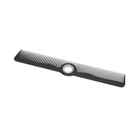 Hiraith Pettine Barbiere Nero Rotante con Centro Fidget Spinner per Tagli di Capelli Eleganti Uomo e Donna, Pettine in Plastica 8,1 Pollici