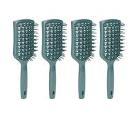 Hiraith Pettine Districante per Stilista Spazzola per Capelli per Styling Capelli Asciutti e Bagnati, Strumenti per Massaggio 4 Pezzi per Salone di Casa