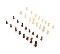 Hiraith Pezzi degli Scacchi Pedine da Gioco a Due Colori Durevoli per Feste in Casa, Fondo Sicuro per Tutte Le età 32 Pezzi per Giochi al Coperto o All'aperto