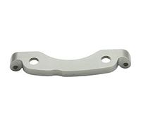 Hiraith Pezzo Contiguo Sterzo in Metallo per Auto RC ZD Racing, Prestazioni Migliorate per Corse Fluide, Blocco Fisso Sterzo in Lega di Alluminio, Applicabile per DBX10 10421 S, Grigio Titanio