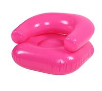 Hiraith Poltrona Gonfiabile per Camera da Letto Soggiorno Corridoio Balcone, Divano Gonfiabile Morbido e Confortevole, Ideale per Coccole Dopo una Lunga Giornata con Materiale in PVC (Rosa)