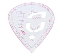 Hiraith Righello per Curvare le Maniche per Sartoria e Design | Scala chiara, materiale flessibile, curve e linee precise, adatte per uso domestico, posizionamento dei pulsanti, prove e