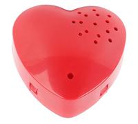 Hiraith Scatola Vibrante a Forma di Cuore, Modulo Audio, Animali Rossi, Ripieni, Design Unico per Divertimento e Interazione, Componenti Elettronici in Plastica, 55 X 55 X 40 Mm,